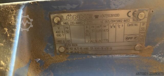 Industrial extraction system with heat recovery AAGAARD / FINNROSE Aagaard AVD 40 HF/240