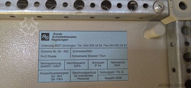 Industrial extraction system with heat recovery AAGAARD / FINNROSE Aagaard AVD 40 HF/240