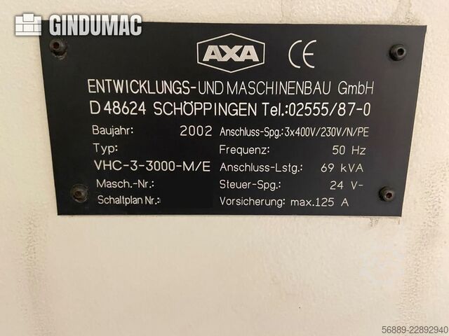 AXA VHC-3-3000-M/E AXA VHC-3-3000-M/E