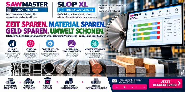 SawMaster software Software Krause Maschinenhandels & Service GmbH SLOP XT & SawMaster