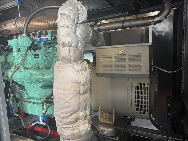Gas engine Fortes CHP unit 140 kW el Hyundai GV222Ti / Nidec Leroy Somer LSA