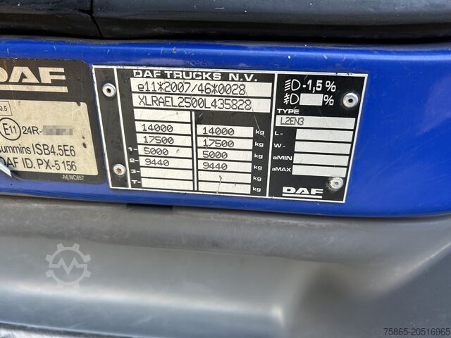 Schiebeplane DAF LF 210 FA / 12 Ton / 557 dlm / Curtainside / Lo...