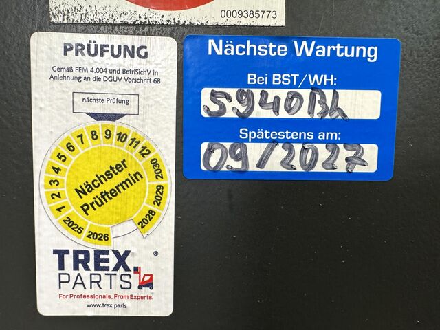 Battery 2022 S + safety inspection (UVV) valid until 09/2027 Linde E 30/600H
