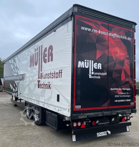 Open semitrailer with tarp Schmitz Cargobull SCB S2 SCS 18/1-13.62 Curtainsider