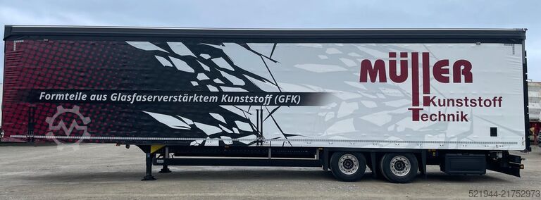 Open semitrailer with tarp Schmitz Cargobull SCB S2 SCS 18/1-13.62 Curtainsider