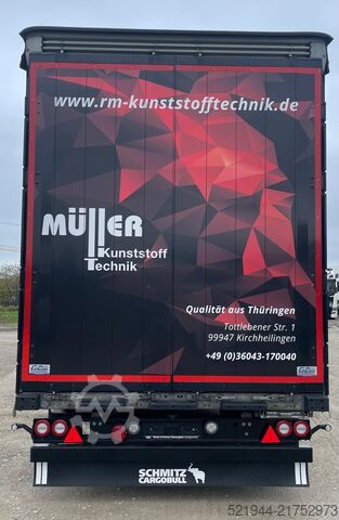 Open semitrailer with tarp Schmitz Cargobull SCB S2 SCS 18/1-13.62 Curtainsider