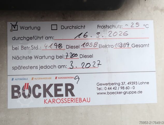 Reefer semitrailer Schmitz Cargobull SKO 24 Rohrbahn Liftachse Carrier Vector HE19