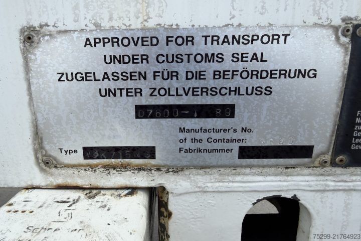 Container  Container BDF Koffer