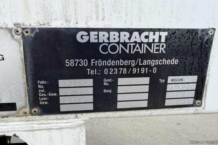 Container  Container BDF Koffer