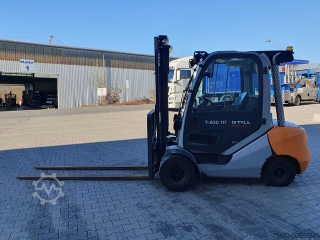 Front loader forklift STILL RX70-35 / Duplex: 3.50m! / nur 1.986h! / SS