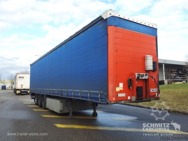 Auflieger mit Pritsche & Plane Schmitz Cargobull Semitrailer Curtainsider Standard Hayon