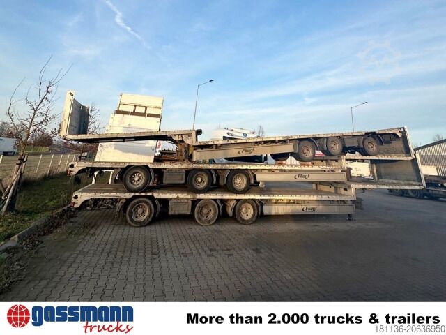 Tieflader-Sattelauflieger Fliegl SDS 390, 3x VORHANDEN!