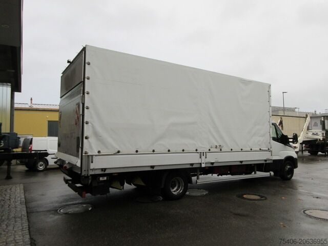 Curtain sider van iveco Daily 72-180 Hi-Matic,Plane-Spriegel, 6,05 m LBW
