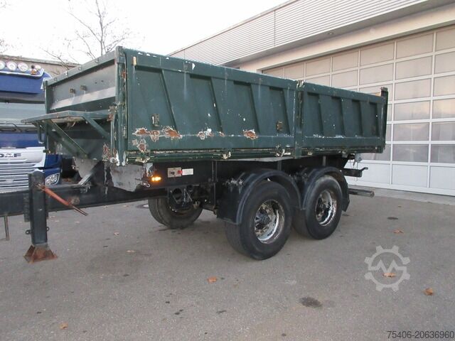 Tipper trailer reisch Tandem Kippanhänger RTDK-18