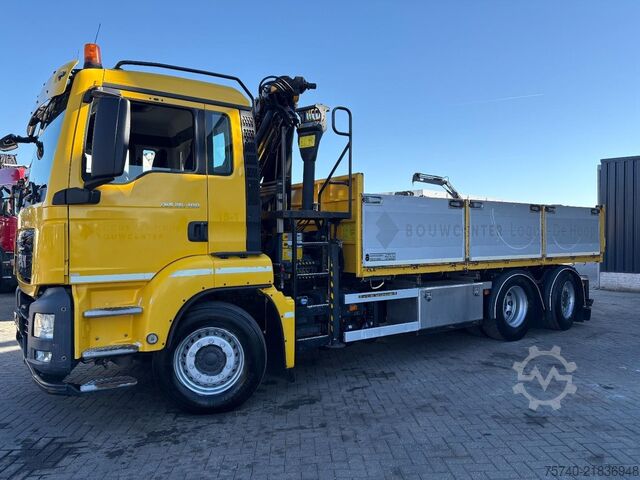 Tipper with crane MAN TGS 26.400 + PALFINGER 16001 + TIPPER + 6X2 STE...