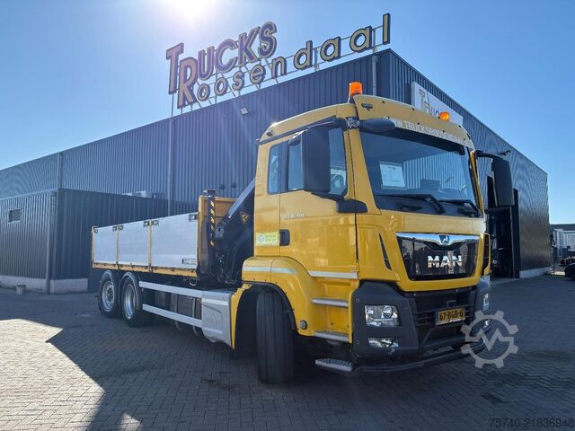 Tipper with crane MAN TGS 26.400 + PALFINGER 16001 + TIPPER + 6X2 STE...