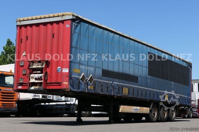 Open semitrailer with tarp KRONE SD Pritsche Plane Edscha BPW-Achsen