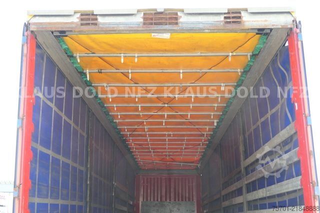 Open semitrailer with tarp KRONE SD Pritsche Plane Edscha BPW-Achsen