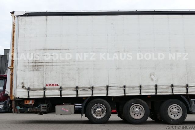 Car carrying semitrailer KÖGEL SN 24 Autotransporter LBW Hubkraft 4000 kg