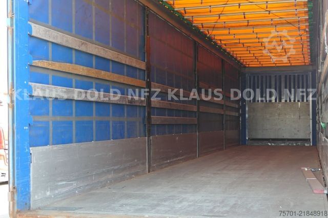Open semitrailer with tarp KRONE SD Pritsche Plane Edscha BPW-Achsen