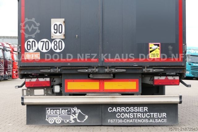 Flatbed truck with tarp DAF XF 480 PP Retarder Komplettzug Lecitrailer
