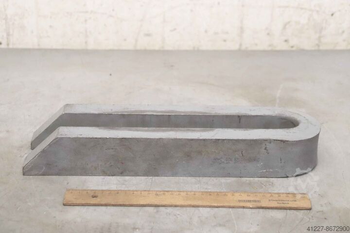 Tensioning bracket fork clamping iron AMF DIN 6315 B 40 x 400