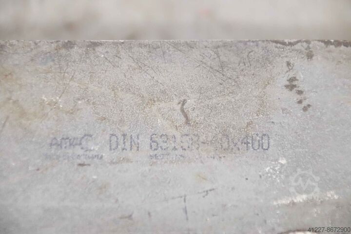 Tensioning bracket fork clamping iron AMF DIN 6315 B 40 x 400