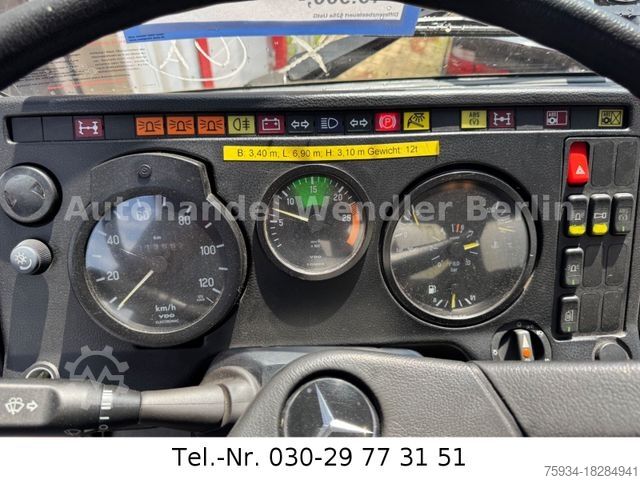 LKW mit Kofferaufbau MERCEDES-BENZ 1222AF 4x4 FeuerwehrSW2000 orig13tkm H-Gutachten