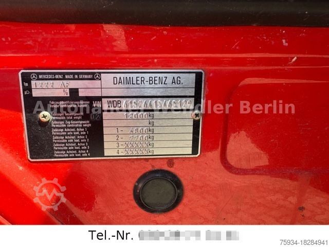 LKW mit Kofferaufbau MERCEDES-BENZ 1222AF 4x4 FeuerwehrSW2000 orig13tkm H-Gutachten