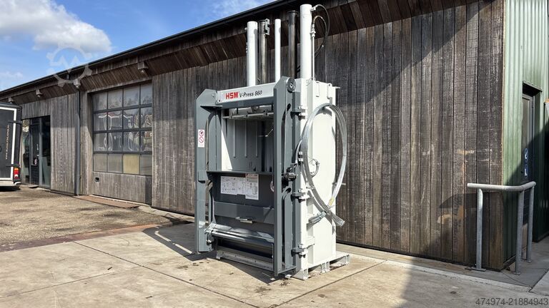 Baling press, textile press, waste press, waste HSM V-Press 860