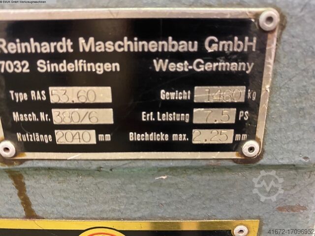 Plate Shear - Mechanical RAS 53.60