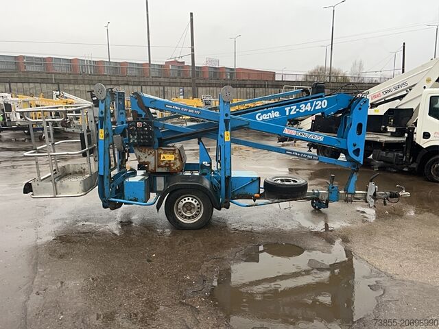 Trailer-Mounted Boom Lift Genie TZ34 (12m)