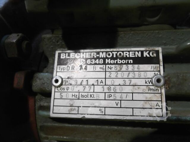 Getriebemotor 0,37 kW 56 U/min Belcher DR71B-4