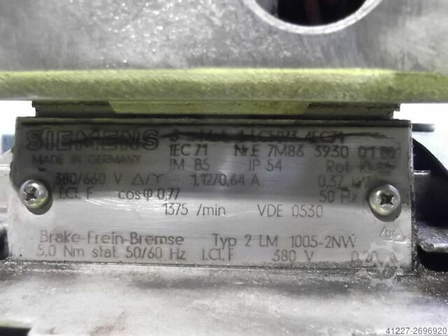 Getriebemotor 0,37 kW 55 U/min Siemens 4LC5073-4EC71