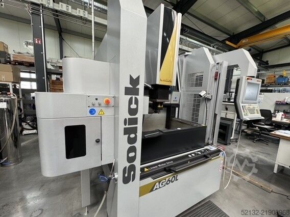 Wire eroding machine Sodick AQ537L, AQ 327L und AG 60L