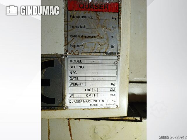 VERTIKALES BEARBEITUNGSZENTRUM Quaser MV 204 II