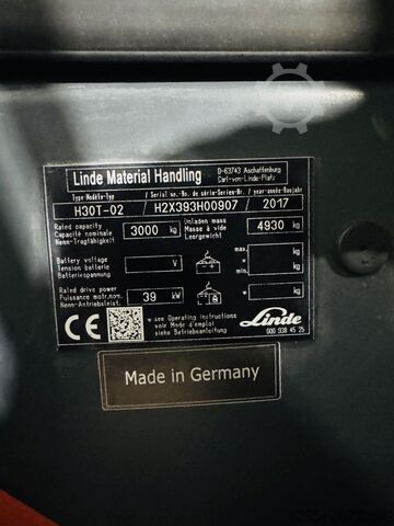 Treibgasstapler Linde H 30 T-02 EVO Triplex STVO ZVG