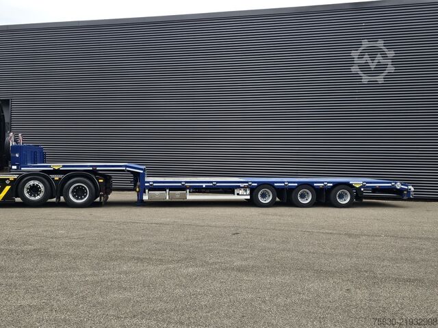 Low loader Broshuis 3ASD-3A / 1X LIFT-AXLE / 2x ELECTRIC HYDRAULIC ...