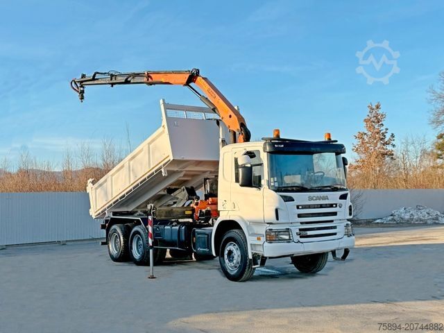 Tipper truck SCANIA P 380 Kipper 5,10 m * PK 12000 * 6x4
