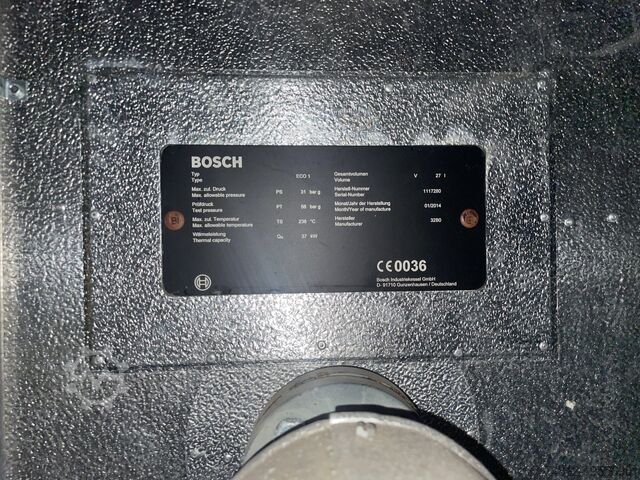 Steam boiler installation BOSCH UL-S 1250x10