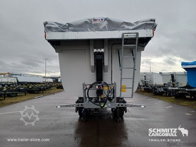Tipper semitrailer Schmitz Cargobull Semitrailer Tipper Steel half pipe body 29m³