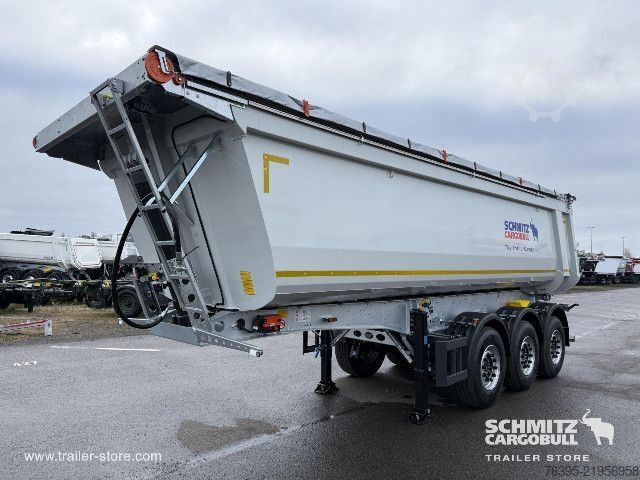 Tipper semitrailer Schmitz Cargobull Semitrailer Tipper Steel half pipe body 29m³