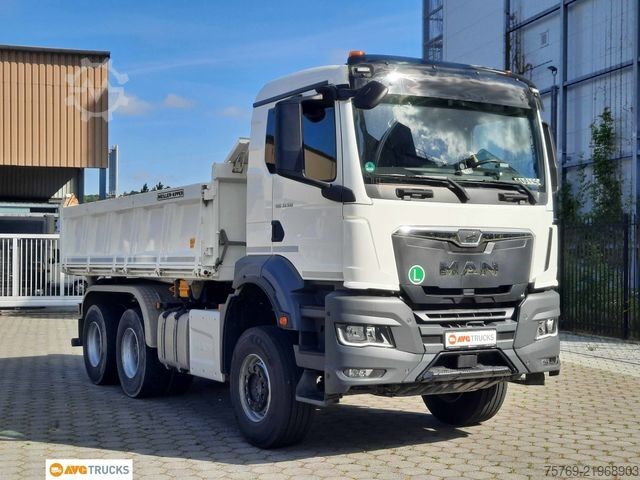 Tipper truck MAN 33.510 TGS 6X4 Meiller Bordmatik Retarder