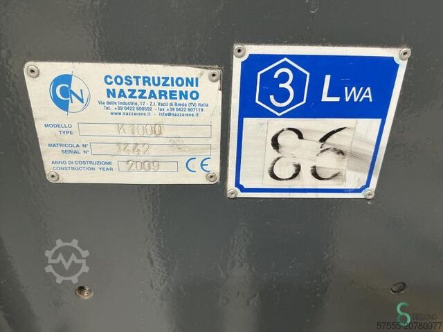 Zerkleinerungsmaschinen Nazzareno K 1000 2009 Nazzareno K 1000