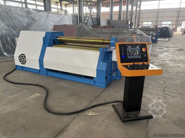 Plate rolling machine Nanjing Asia Machine Mfg. Co., Ltd. W12-8/2000 4-rollers rolling machine