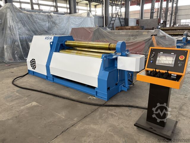 Plate rolling machine Nanjing Asia Machine Mfg. Co., Ltd. W12-8/2000 4-rollers rolling machine