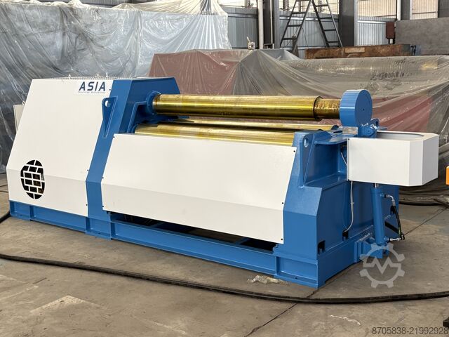 Plate rolling machine Nanjing Asia Machine Mfg. Co., Ltd. W12-8/2000 4-rollers rolling machine