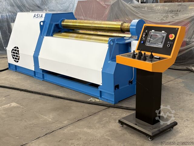 Plate rolling machine Nanjing Asia Machine Mfg. Co., Ltd. W12-8/2000 4-rollers rolling machine