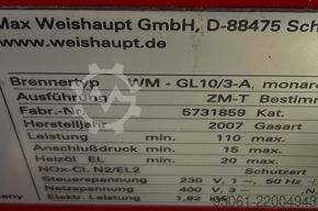 Gas burner Weishaupt WM-G10/2-A /// 630 kw Weishaupt WM-G10 /// 630kw