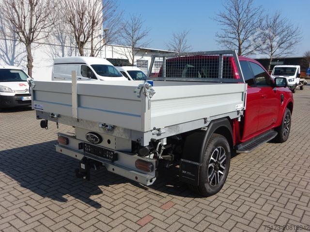 Transporter mit Kipper FORD Ranger Limited Autom EXtraKab 3-S.-Kipper 360Kam